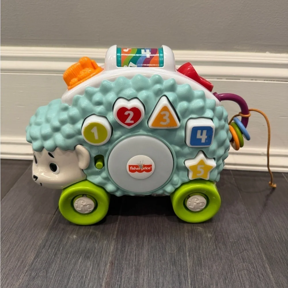 Fisher-Price Linkimals Electronic Learning Hedgehog Pull Toy Infant Toddler Baby